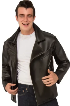 Mens Grease T-Birds Leather Look Costume Jacket