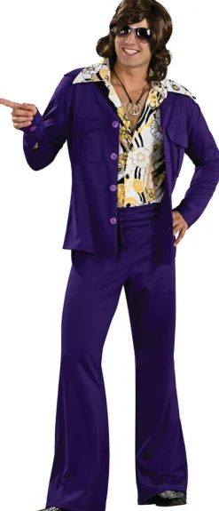 Mens Groovy 70s Leisure Suit Costume