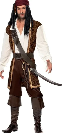 Mens High Seas Pirate Costume