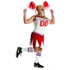 Mens Penelope Pom-Poms Varsity Cheerleader Costume