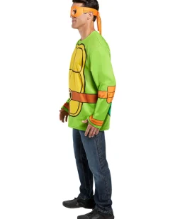 Mens Teenage Mutant Ninja Turtles Michelangelo Costume Top