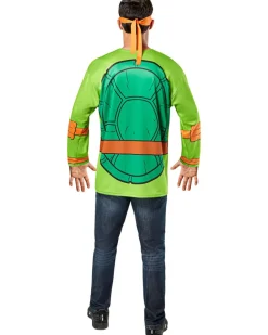 Mens Teenage Mutant Ninja Turtles Michelangelo Costume Top