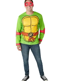 Mens Teenage Mutant Ninja Turtles Raphael Costume Top