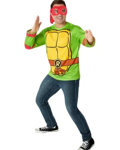 Mens Teenage Mutant Ninja Turtles Raphael Costume Top