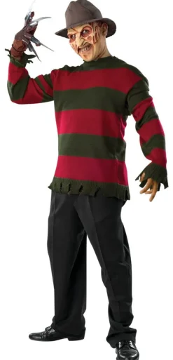 Mens/Teens Nightmare on Elm Street Freddy Krueger Deluxe Sweater