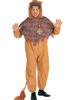 Mens Wizard Of Oz Plus Size Cowardly Lion Costume