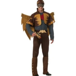Mens Wizard of Oz Steampunk Winged Monkey Costume