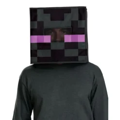 Minecraft Enderman Block Head Headpiece Costume Mask