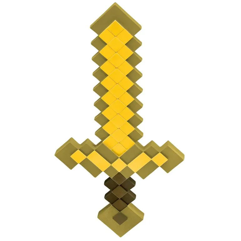 Minecraft Gold Sword Costume Accessory