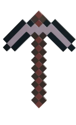 Minecraft Netherite Pickaxe Costume Prop Accessory