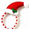Mini Santa Hat with Mistletoe Headband Costume Accessory