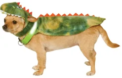 Pets Dinosaur Cape with Headpiece and Light Up Collar Costume