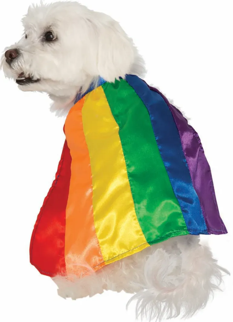 Pets Rainbow Cape Costume Accessory