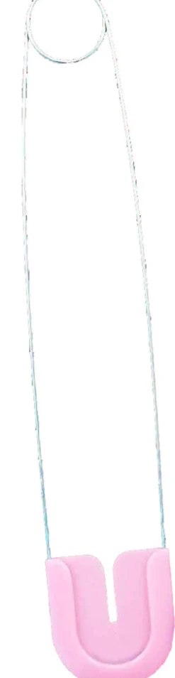 Pink Jumbo Diaper Pin Costume Prop Accessory
