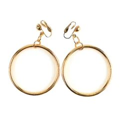 Pirate or Gypsy Clip On Earrings Costume Jewelry Accessory