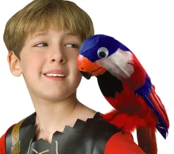 Pirate's Feathered Parrot Costume Prop