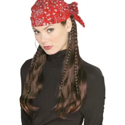 Pirate Wig with Bandanna - Various Colors