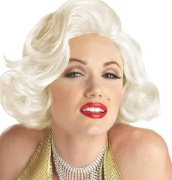 Platinum Blonde Classic Marilyn Monroe Costume Wig