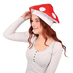 Plush Mushroom Costume Hat