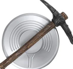 Prospector Pick Axe and Pan Costume Prop Accessory Set