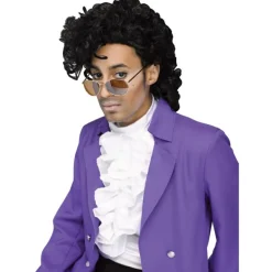 Purple Pain Pop Star Costume Wig