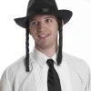 Rabbi Costume Hat with Payes