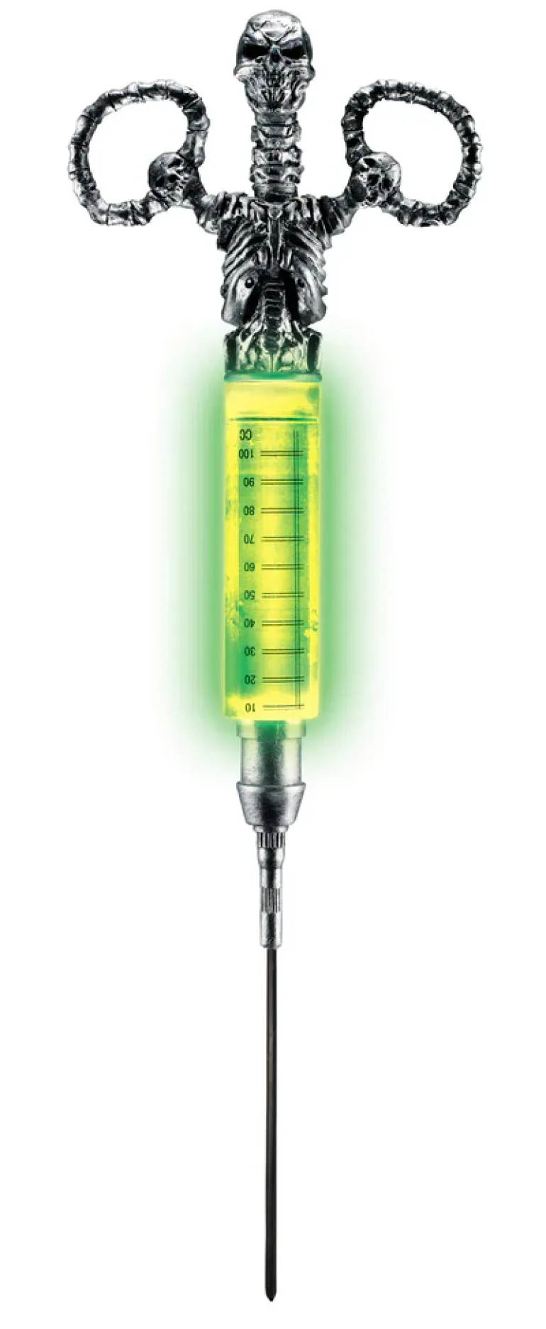 Radioactive Glowing Syringe Costume Prop Accessory
