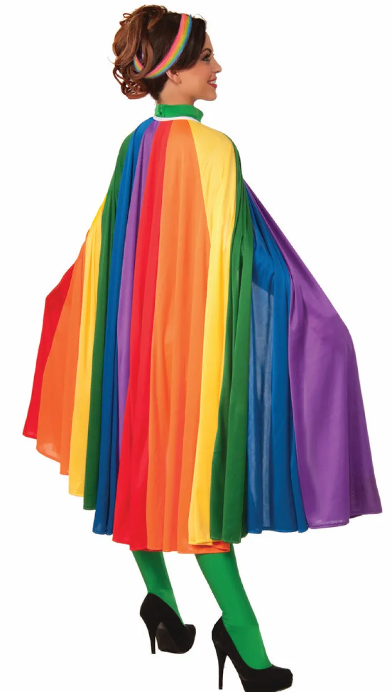 Rainbow Fantasy Cape Costume Accessory