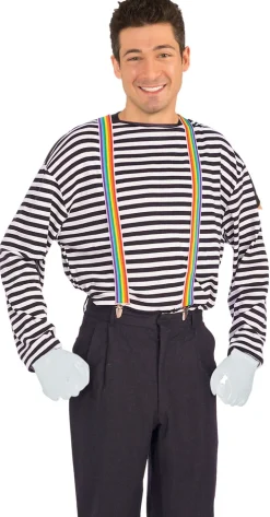 Rainbow Suspenders Costume Accessory