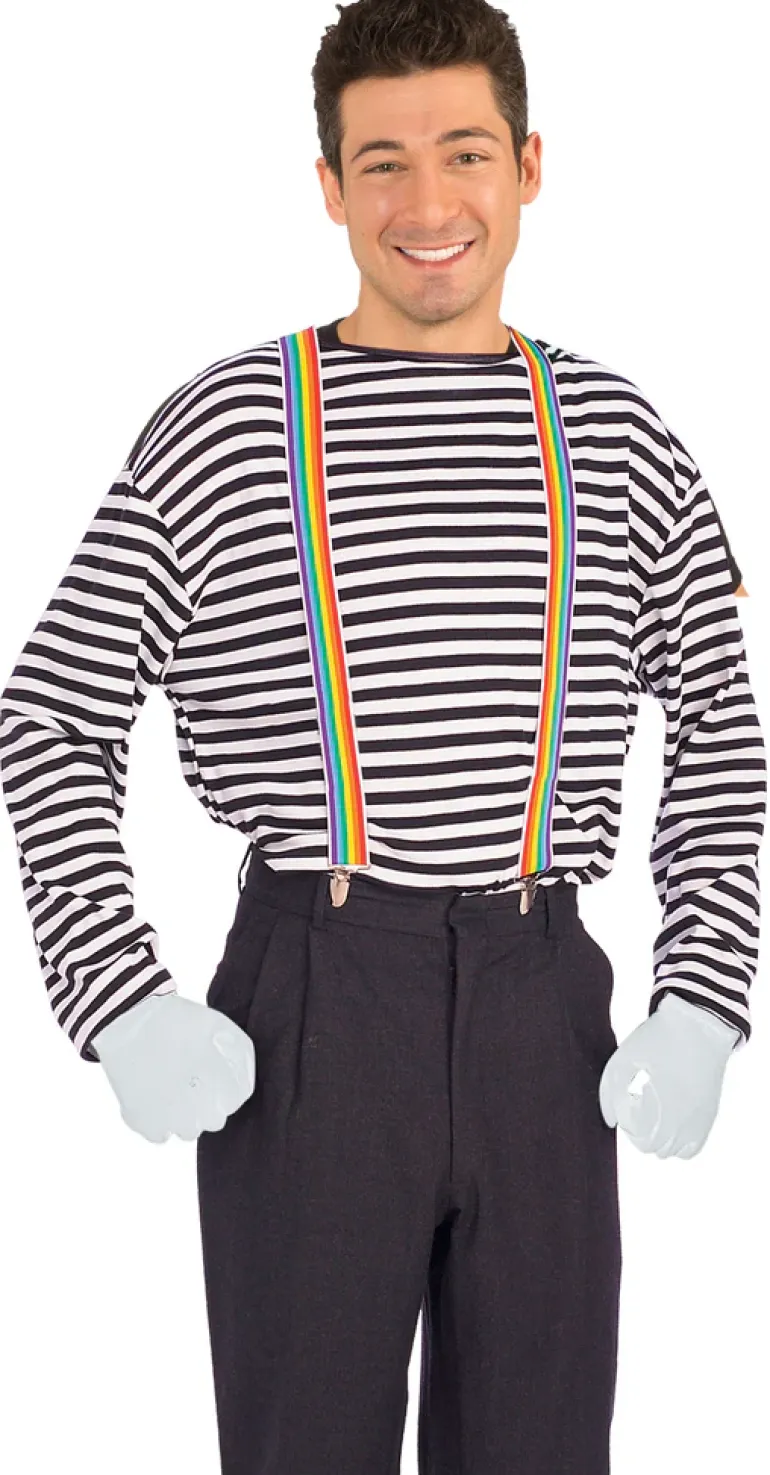 Rainbow Suspenders Costume Accessory