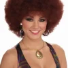 Red Disco Doll Afro Wig