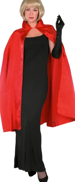 Red Satin Cape Costume Accessory