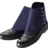 Roaring 20's Navy Blue Spats Costume Accessory