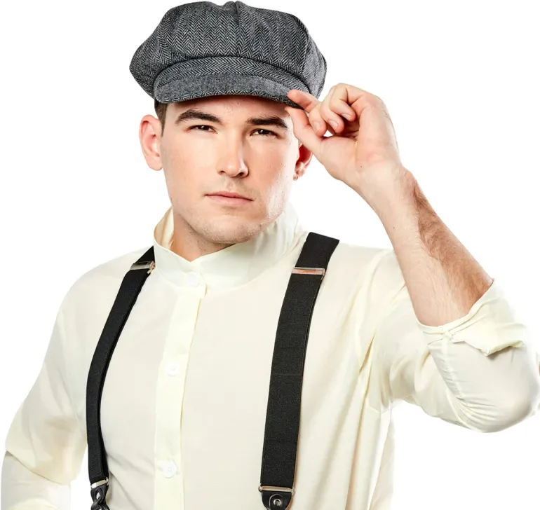 Roaring 20's Newsboy Hat Costume Accessory