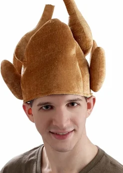 Roasted Turkey Hat with Moving Legs Costume Accessory