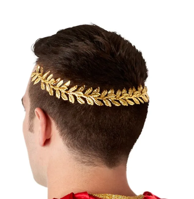 Roman or Greek Golden Leaf Crown Costume Accessory