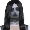 Scary Creepy Ghost Mask with Wig
