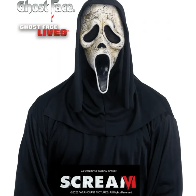 Scream Aged Ghost Face Costume Mask