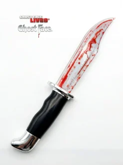Scream Deluxe Ghost Face Bleeding Knife Costume Prop Weapon