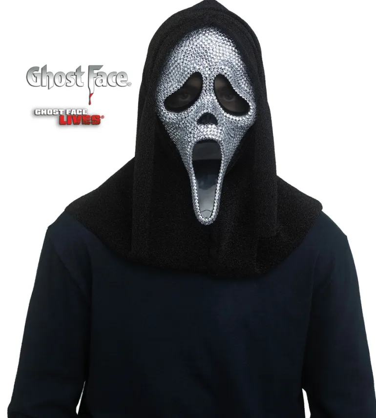 Scream Ghost Face Bling Costume Mask