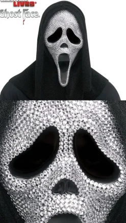 Scream Ghost Face Bling Costume Mask