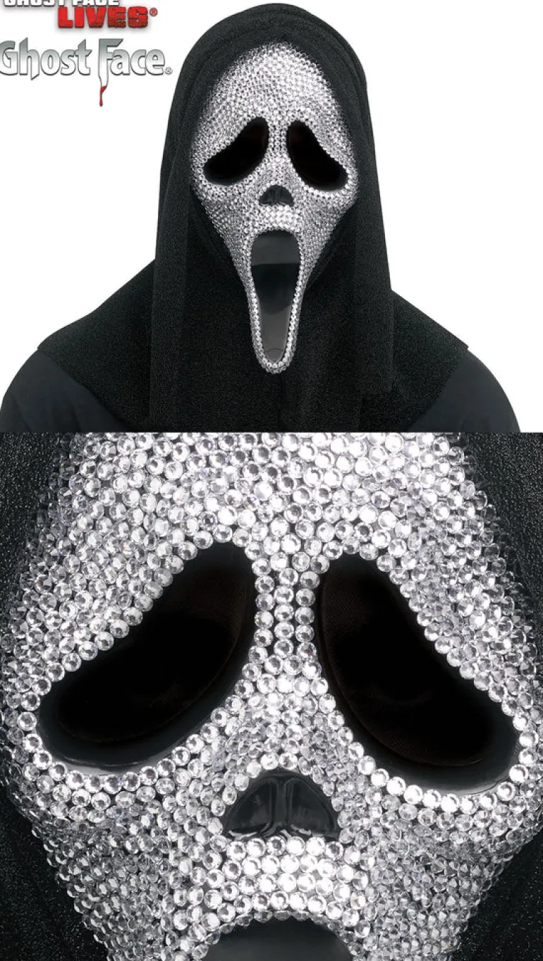 Scream Ghost Face Bling Costume Mask