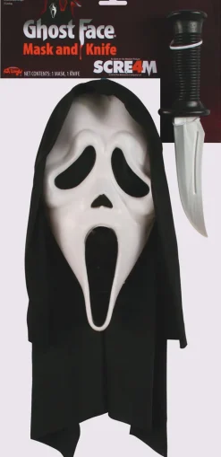 Scream Ghost Face Mask and Knife Costume Accessory Kit