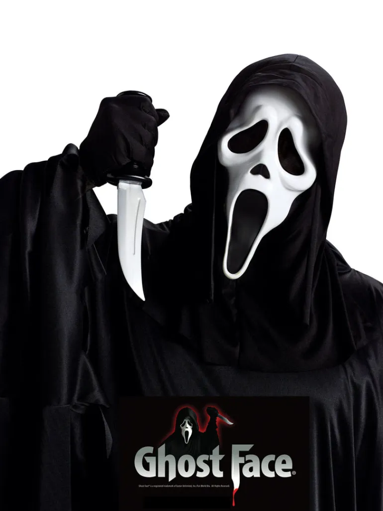 Scream Ghost Face Mask and Knife Costume Accessory Kit