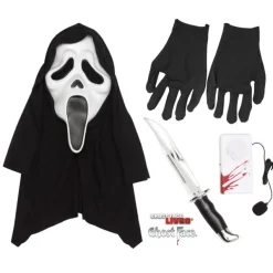Scream Ghost Face Slayer Costume Accessory and Voice Changer Kit