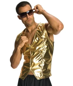 80s Gold Old School Rapper MC Hammer Vest