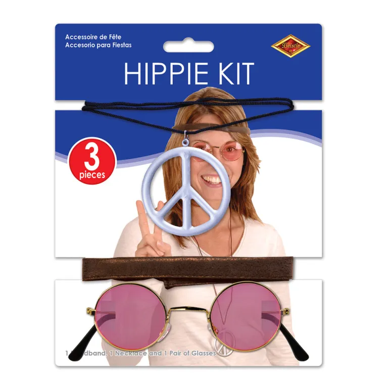 60s Groovy Hippie Costume Accessory Kit