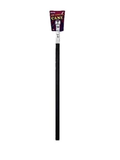Silver Theatrical Walking Cane Costume Accessory