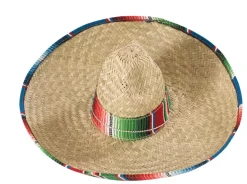 Sombrero with Serape Edge