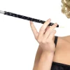 1920's Sequined Black Cigarette Holder Costume Prop Accessory